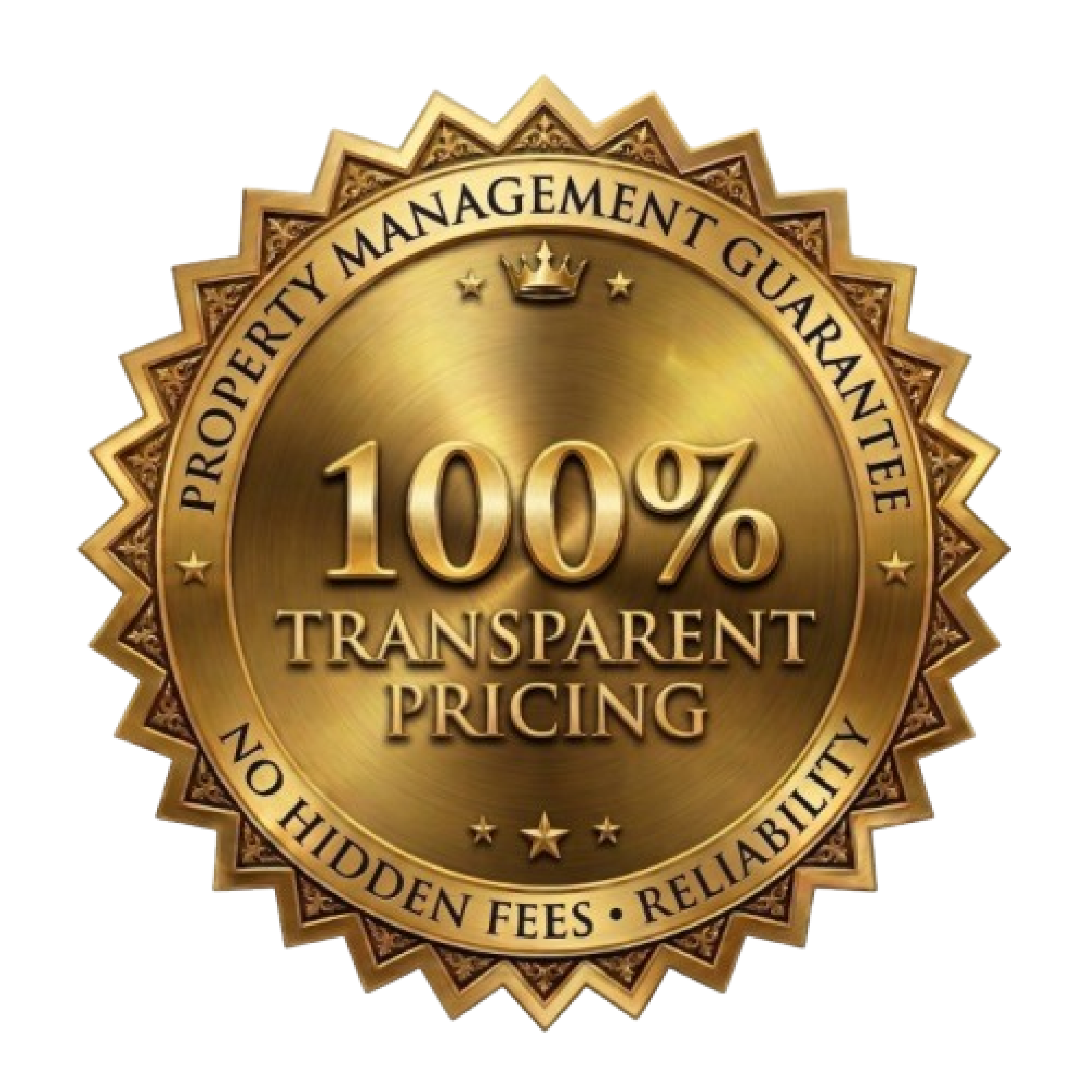 Evanston transparent property management pricing badge